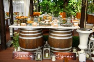 Toszkán tematikus esküvő